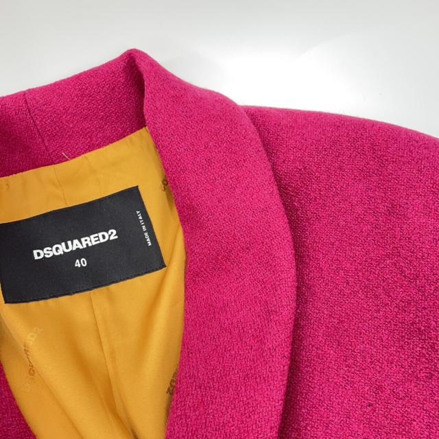 DSQUARED2 ディースクエアード コート 40 ガーネットピンク レディース_9