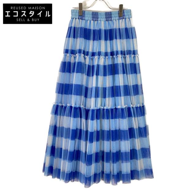 DOUBLE STANDARD CLOTHING ダブルスタンダードクロージング スカート 38 ブルー レディース