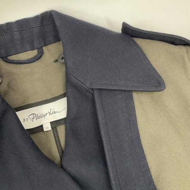3.1 Phillip lim スリーワンフィリップリム コート XS ネイビー カーキ レディース_8