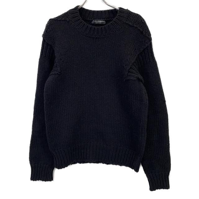 DOLCE&GABBANA ドルチェアンドガッバーナ トップス ブラック メンズ 