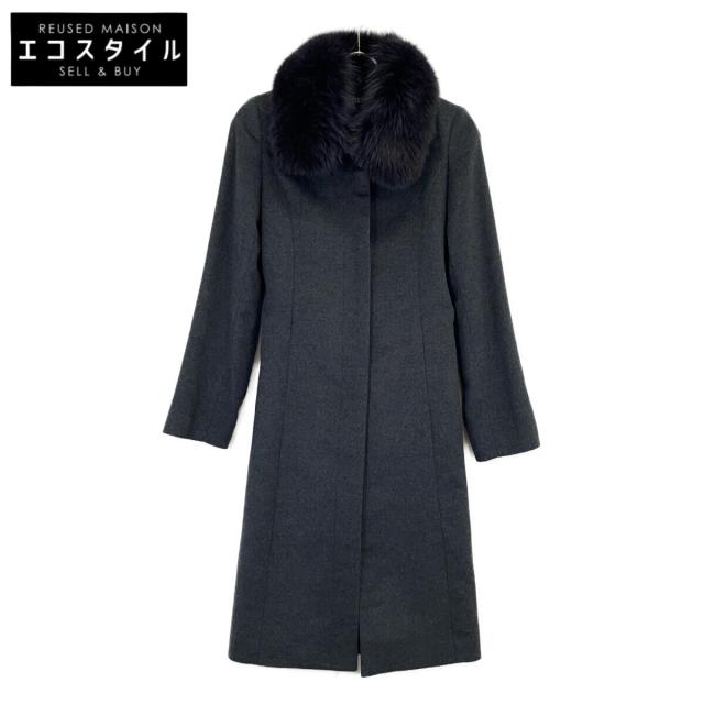 BARNEYSNEWYORK バーニーズニューヨーク コート 36 グレー レディース