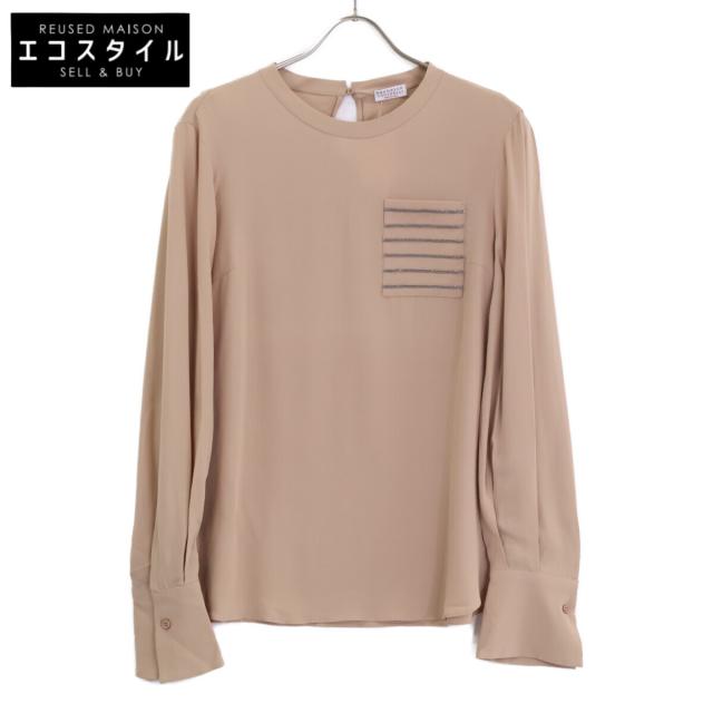 BRUNELLO CUCINELLI ブルネロクチネリ トップス M ベージュ レディース