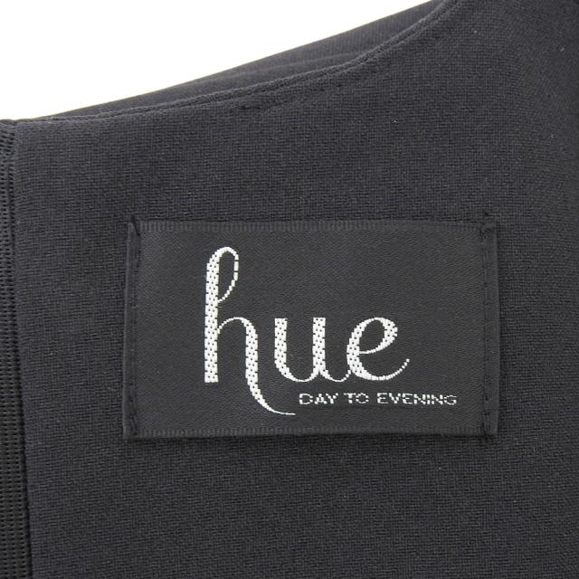 hue day to evening ヒューデイトゥイブニング ワンピース M ブラック
