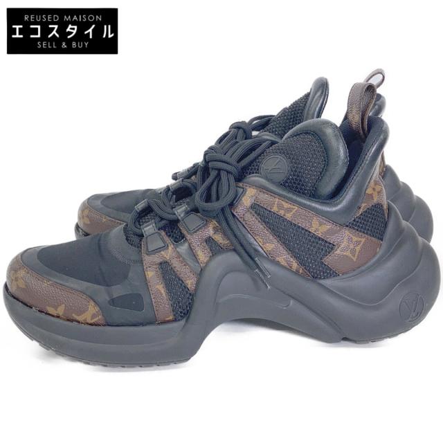 LOUIS VUITTON ルイヴィトン シューズ 42 ブラック メンズ