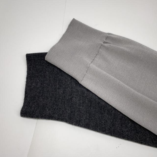 HERMES エルメス トップス L グレー メンズ