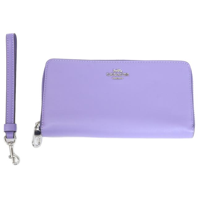 COACH コーチ 長財布（小銭入れあり） ライトバイオレット レディース_1