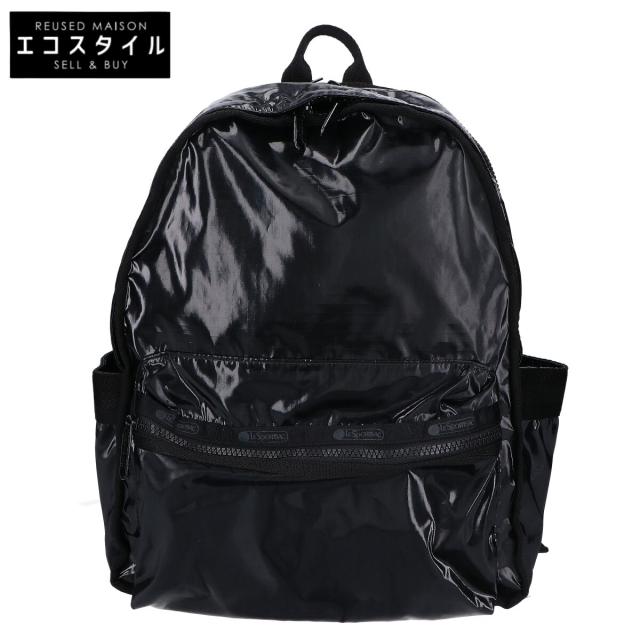 LeSportsac レスポートサック リュック バックパック ブラックシャイン 