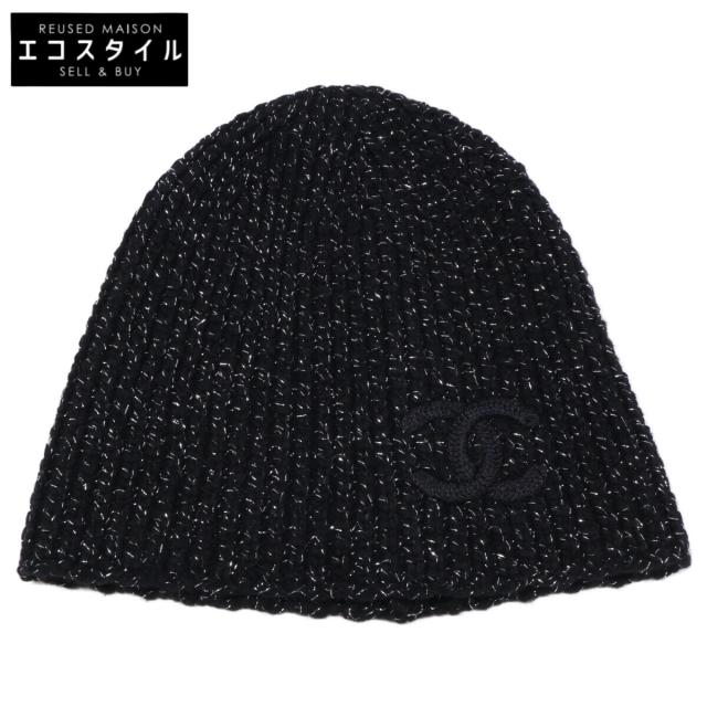 CHANEL シャネル 帽子 ブラック レディース