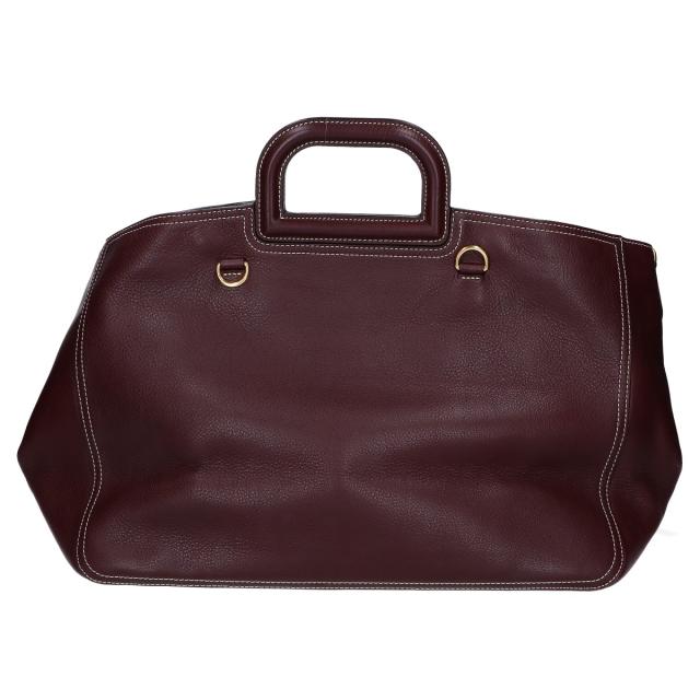 Mulberry マルベリー　バーガンディ ビジネスバッグ MULBERRY マルベリー トートバッグ バーガンディxゴールド金具