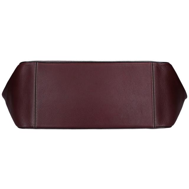 MULBERRY マルベリー トートバッグ バーガンディxゴールド金具