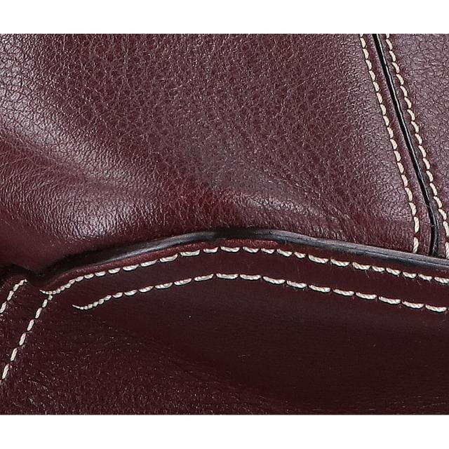 MULBERRY マルベリー トートバッグ バーガンディxゴールド金具