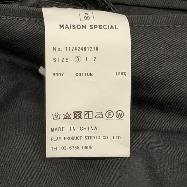 MAISON SPECIAL メゾンスペシャル ボトムス 0 ブラック メンズ_4