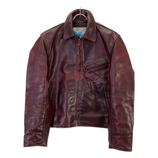 AEROLEATHER エアロレザー ジャケット 36 ボルドー系 メンズ 【公式通販】