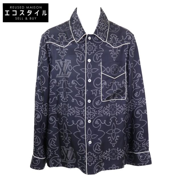 LOUIS VUITTON ルイヴィトン トップス L ネイビー メンズ