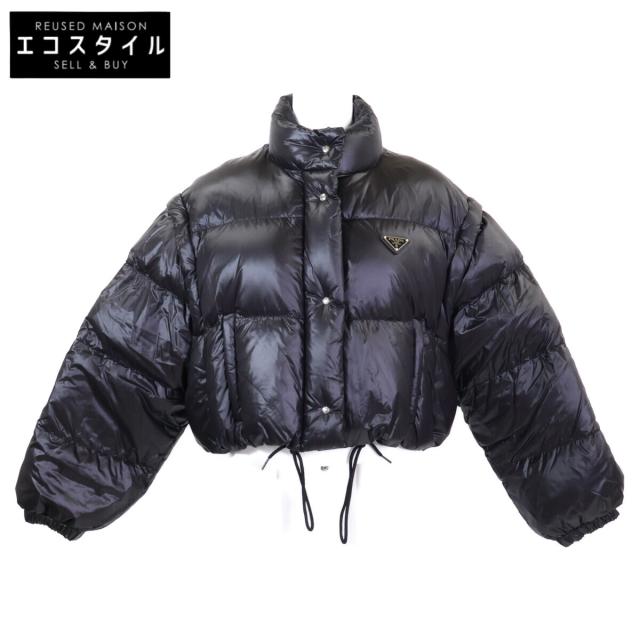 PRADA プラダ ジャケット 36 ブラック レディース