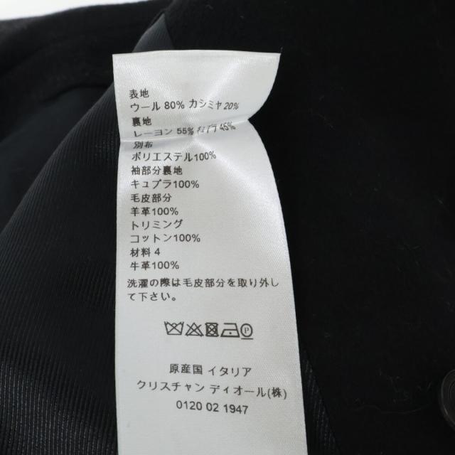 Dior HOMME ディオールオム コート 48 ブラック メンズ_7