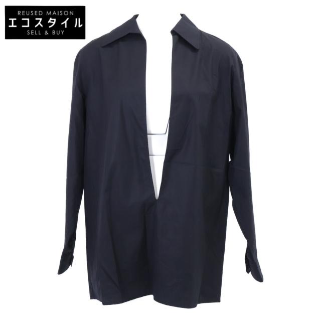 HERMES エルメス トップス 38 ブラック レディース