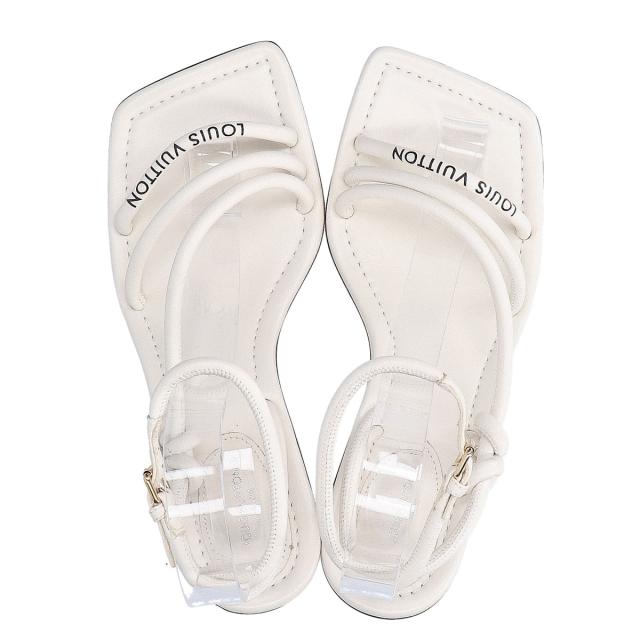 LOUIS VUITTON ルイヴィトン シューズ 35 1/2 ホワイト レディース_5