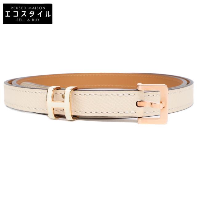 HERMES エルメス ベルト クレ/ピンクゴールド レディース