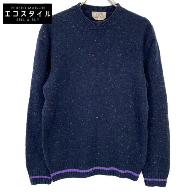 HERMES エルメス トップス XS ネイビー メンズ