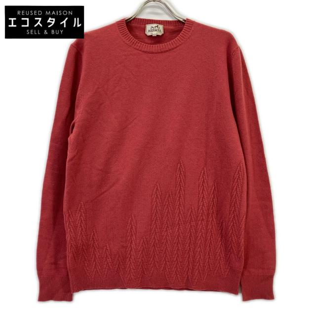 HERMES エルメス トップス XL ピンク メンズ