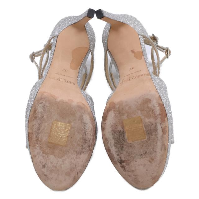 JIMMY CHOO ジミーチュウ シューズ 37 シルバー レディース | ヤマダ