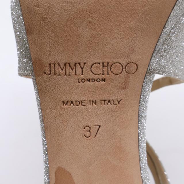 JIMMY CHOO ジミーチュウ シューズ 37 シルバー レディース | ヤマダ