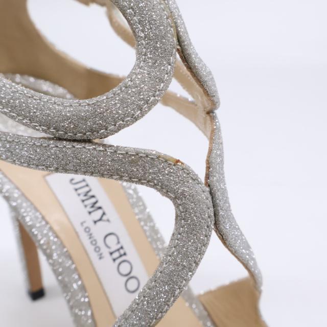 JIMMY CHOO ジミーチュウ シューズ 37 シルバー レディース | ヤマダ