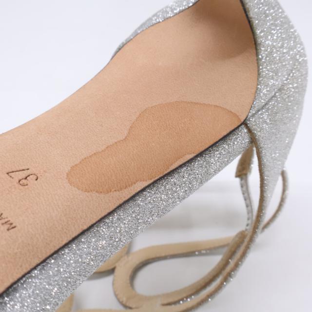 JIMMY CHOO ジミーチュウ シューズ 37 シルバー レディース | ヤマダ