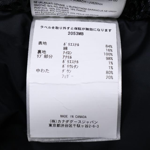 CANADA GOOSE カナダグース ジャケット L/G ブラック メンズ_6