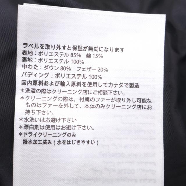 CANADA GOOSE カナダグース コート XS/TP ネイビー レディース_6