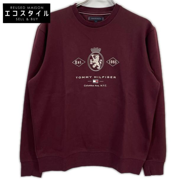 TOMMY HILFIGER トミーヒルフィガー トップス M ボルドー メンズ