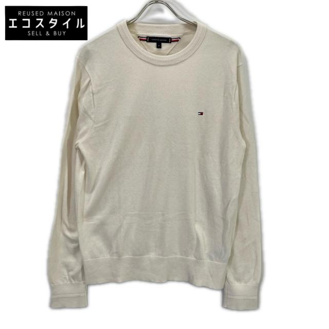 TOMMY HILFIGER トミーヒルフィガー トップス M ホワイト メンズ