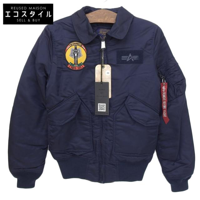ALPHA INDUSTRIES アルファインダストリーズ ジャケット XS ネイビー