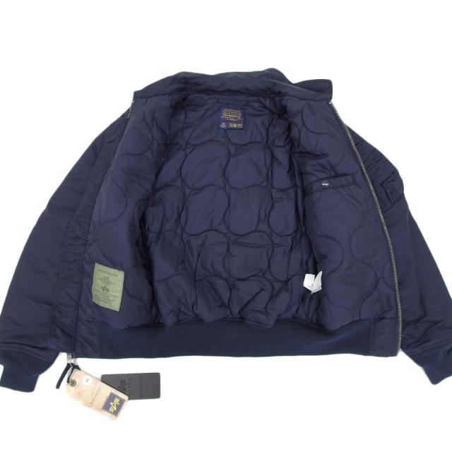ALPHA INDUSTRIES アルファインダストリーズ ジャケット XS ネイビー