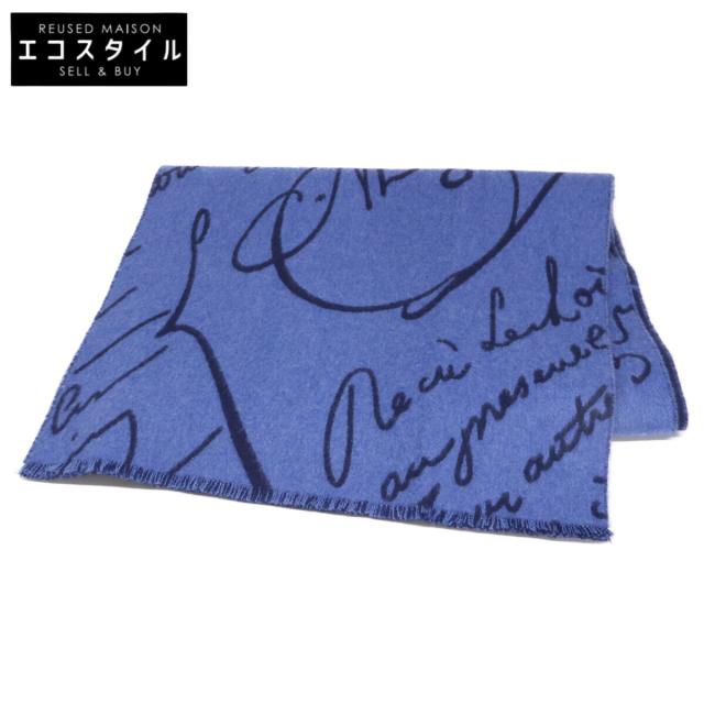 berluti ベルルッティ マフラー ブルー/ネイビー メンズの通販はau PAY