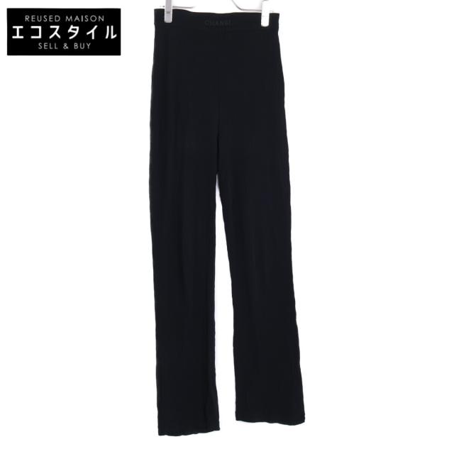 CHANEL シャネル ボトムス 38 ブラック レディース