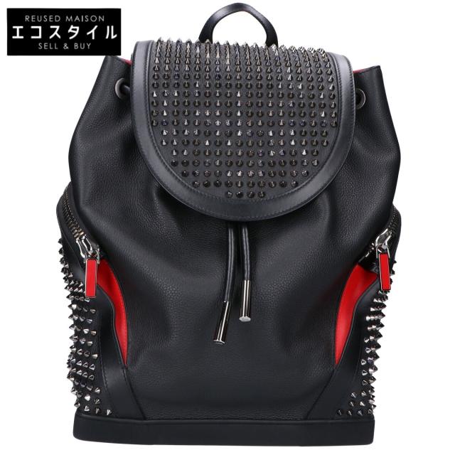 Christian Louboutin クリスチャンルブタン リュック バックパック ブラック メンズ
