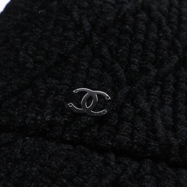 CHANEL シャネル 帽子 S ブラック レディース_8