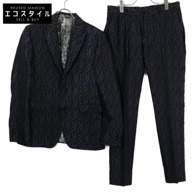 ETRO エトロ スーツ セットアップ 48 ブラック メンズ