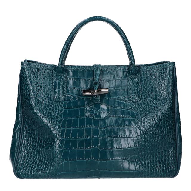 Longchamp ロンシャン ハンドバッグ エメラルドグリーン レディース