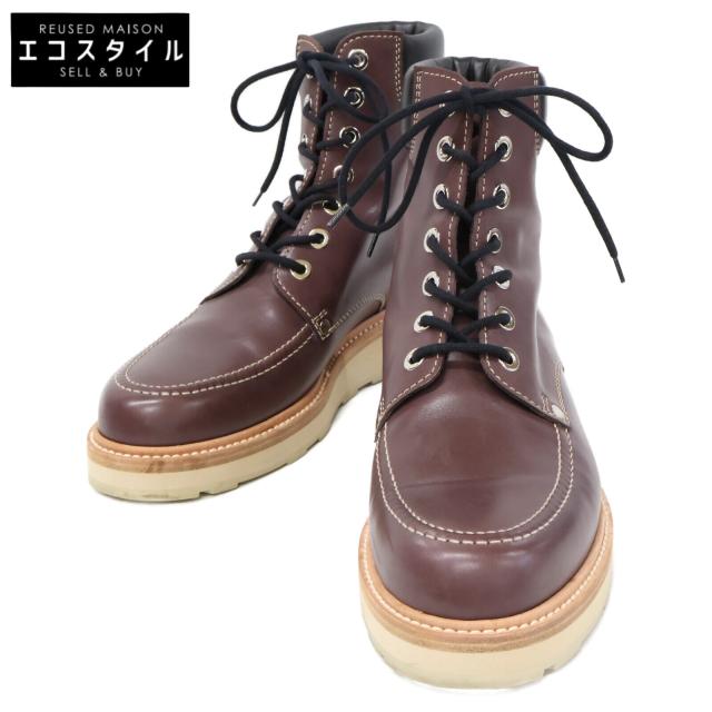 HERMES エルメス シューズ 42.5 ブラウン メンズ