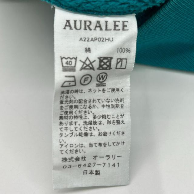 AURALEE オーラリー トップス 3 グリーン メンズ_4