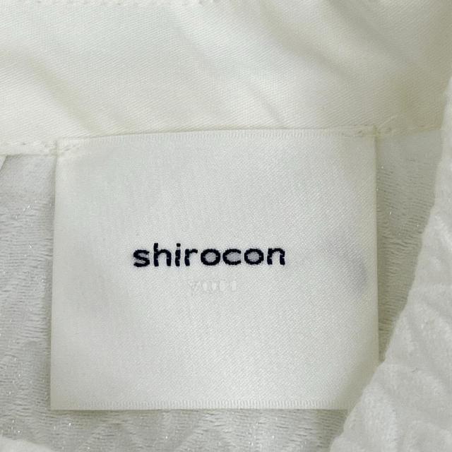 shirocon シロコン トップス 36 ホワイト レディース_3