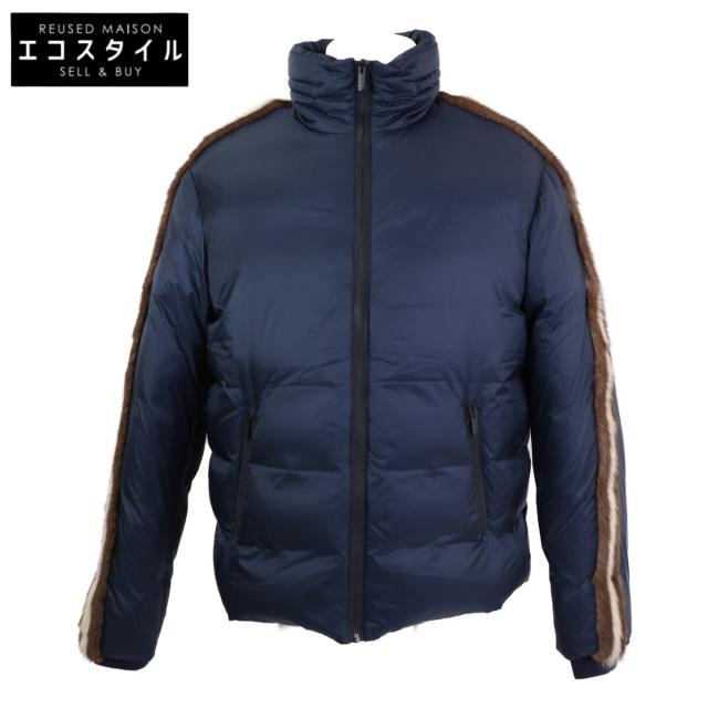 FENDI フェンディ ジャケット 48 ネイビー メンズ