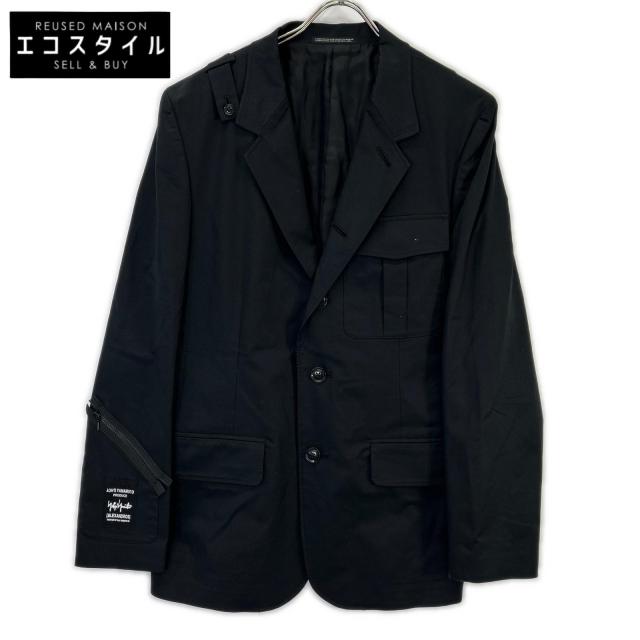 Yohji Yamamoto POUR HOMME ヨウジヤマモトプールオム ジャケット 4 ブラック メンズ