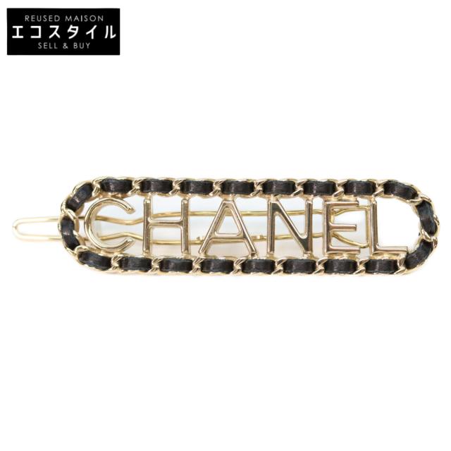 CHANEL シャネル ヘアアクセサリー ゴールド/ブラック レディース