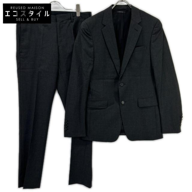PRADA プラダ スーツ セットアップ 46R　股下78cm ダークグレー チェック メンズ