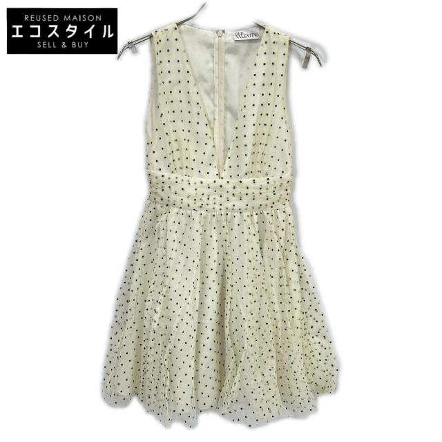 RED VALENTINO レッドヴァレンチノ ワンピース 38 アイボリー レディース
