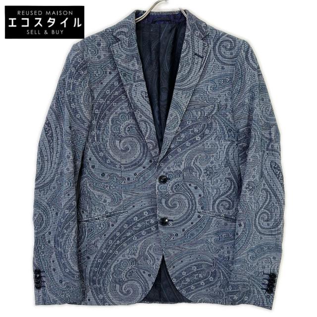 ETRO エトロ ジャケット 46 ブルー メンズ